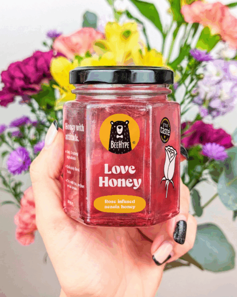 Love honey rose infused honey beehype